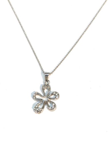 Wholesaler Z. Emilie - Flower strass necklace
