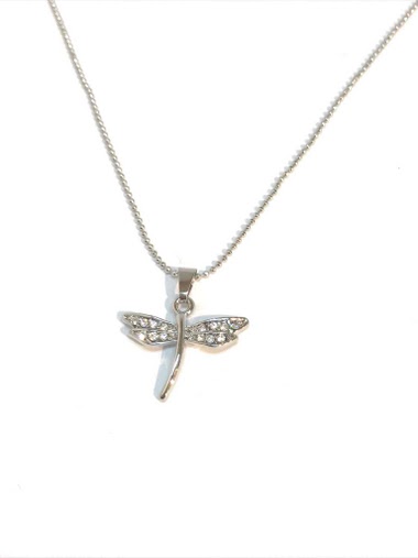 Wholesaler Z. Emilie - Dragonfly strass necklace