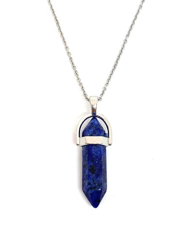 Mayoristas Z. Emilie - Lapis lazuli stone necklace