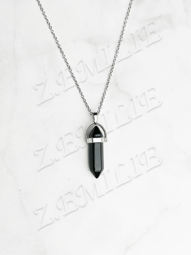 Wholesaler Z. Emilie - Onyx stone necklace