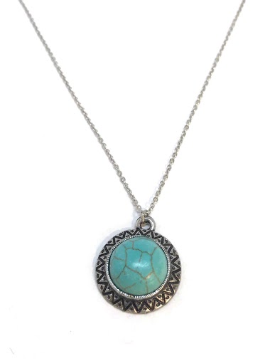 Wholesaler Z. Emilie - Turquoise necklace
