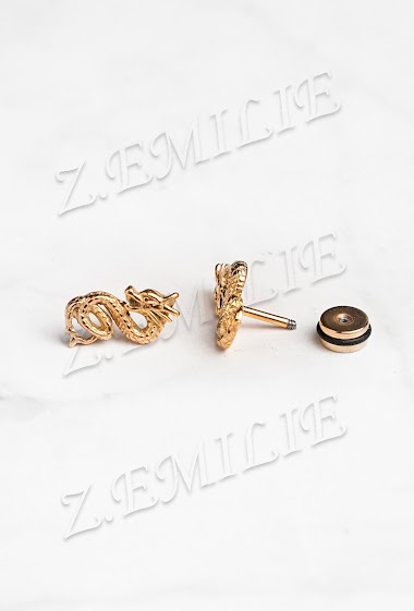 Großhändler Z. Emilie - Fake piercing dragon earring
