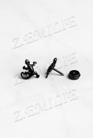 Wholesaler Z. Emilie - Fake piercing lizard earring