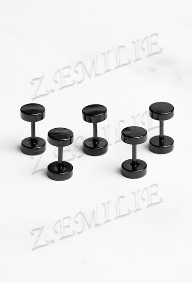 Wholesaler Z. Emilie - Fake plug earring 6mm