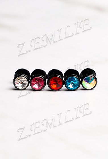 Großhändler Z. Emilie - Fake plug earring 8mm