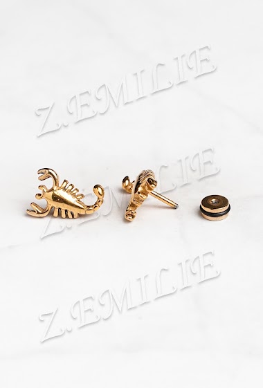 Großhändler Z. Emilie - Fake piercing scorpio earring