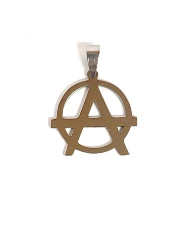 Wholesaler Z. Emilie - Anarchy steel pendant