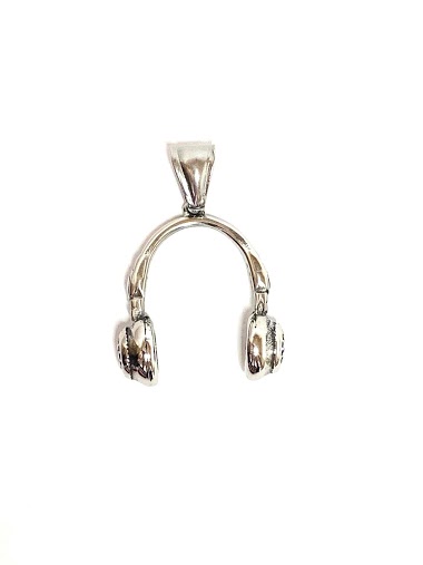 Wholesaler Z. Emilie - Headphone steel pendant