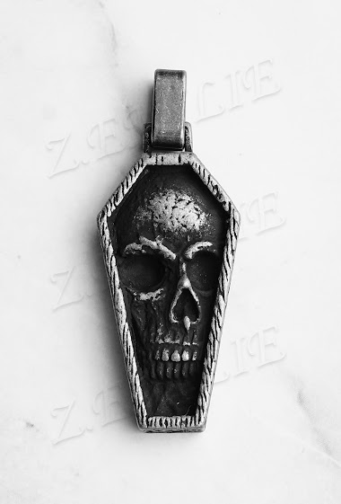 Wholesaler Z. Emilie - Coffin steel pendant