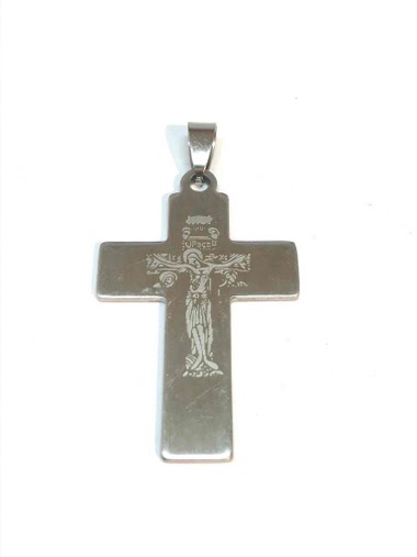 Wholesalers Z. Emilie - Cross with Jesus Christ steel pendant