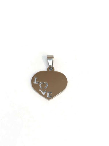 Wholesaler Z. Emilie - Heart steel pendant