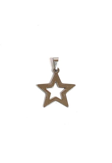 Wholesaler Z. Emilie - Star steel pendant
