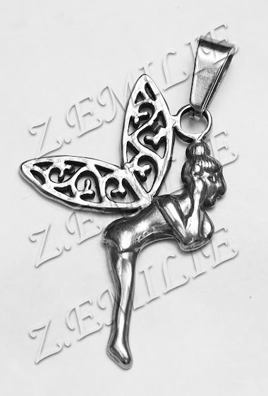 Wholesaler Z. Emilie - Tinkerbell steel pendant