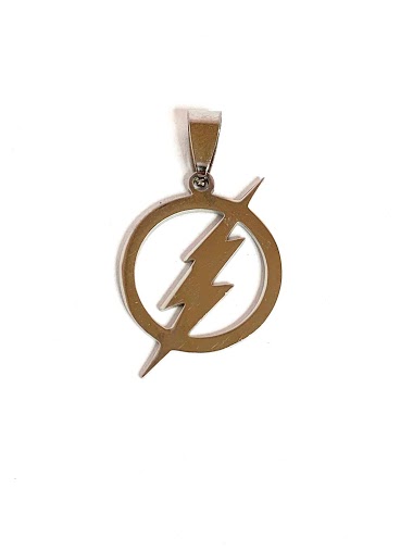 Wholesaler Z. Emilie - Flash steel pendant