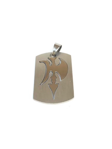 Wholesaler Z. Emilie - Chopped steel pendant