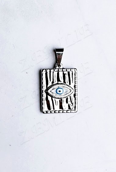 Wholesalers Z. Emilie - Protect eye steel pendant