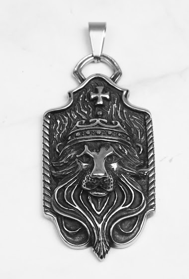 Wholesaler Z. Emilie - Lion steel pendant