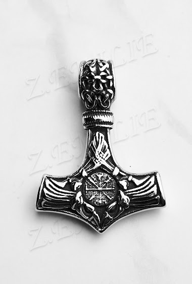 Großhändler Z. Emilie - Viking Thor's hammer steel pendant