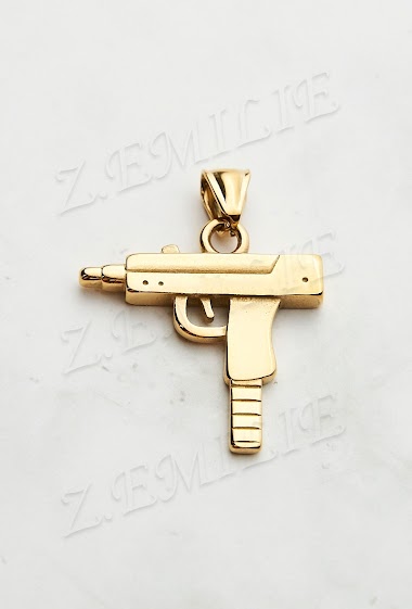 Wholesaler Z. Emilie - Gun steel pendant