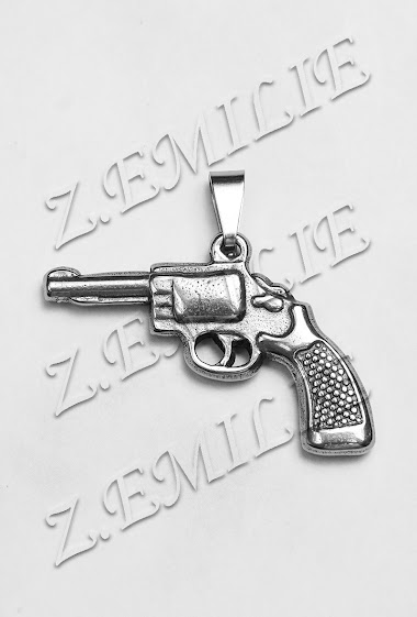 Wholesaler Z. Emilie - Gun steel pendant