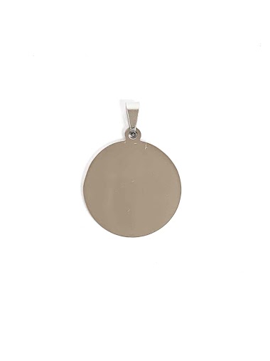 Wholesaler Z. Emilie - Round seel pendant to engrave