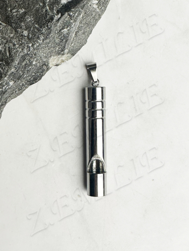 Wholesaler Z. Emilie - Steel whistle pendant