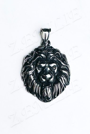 Wholesaler Z. Emilie - Lion steel pendant