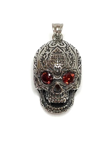 Wholesaler Z. Emilie - Mexican skull steel pendant