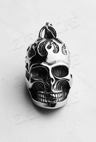 Mayorista Z. Emilie - Skull steel pendant