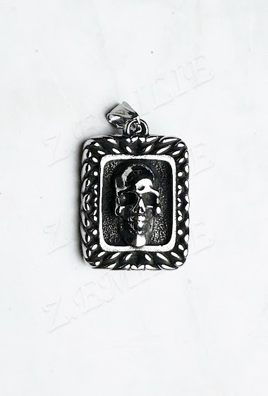 Skull steel pendant