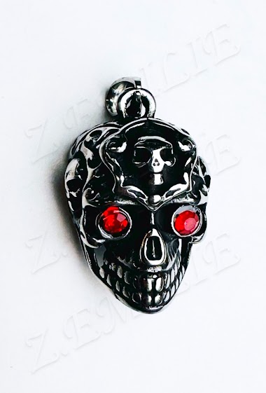 Wholesaler Z. Emilie - Skull steel pendant