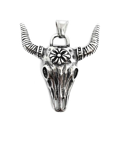 Wholesaler Z. Emilie - Taurus steel pendant