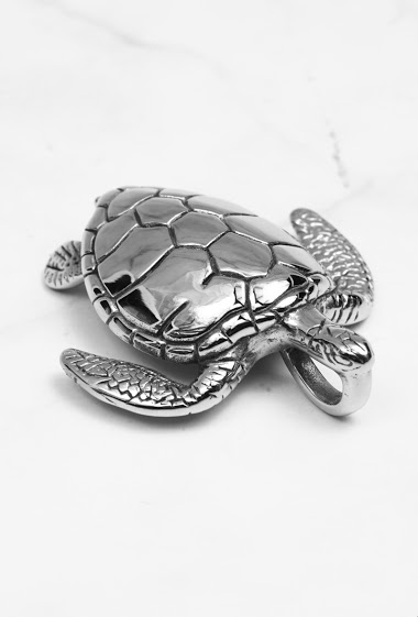 Mayorista Z. Emilie - Sea turtle steel pendant