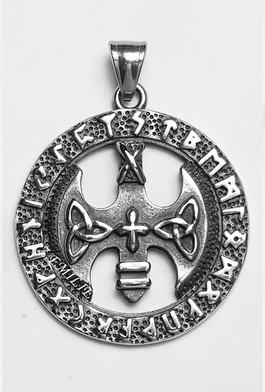 Großhändler Z. Emilie - Viking tribal steel pendant