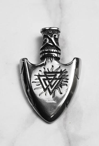 Großhändler Z. Emilie - Tribal steel pendant