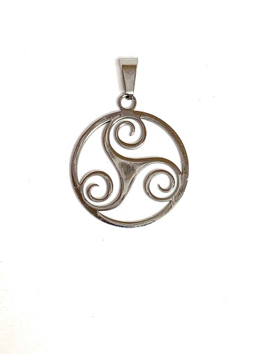 Wholesaler Z. Emilie - Triskell steel pendant