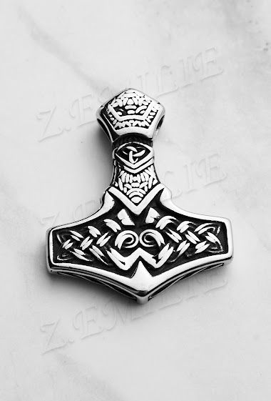 Viking steel pendant