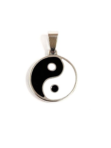 Wholesaler Z. Emilie - Yin yang steel pendant