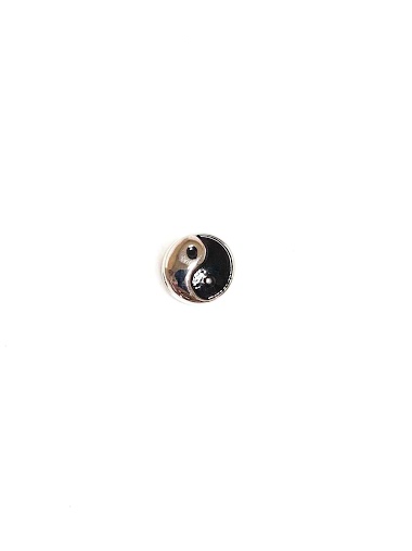 Grossiste Z. Emilie - Pendentif acier yin yang