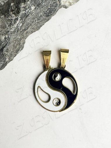 Wholesaler Z. Emilie - Yin Yang steel pendant
