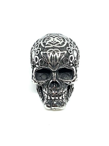 Mayorista Z. Emilie - Mexican skull steel pendant
