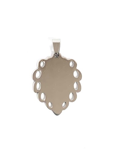 Wholesaler Z. Emilie - Plate steel pendant to engrave