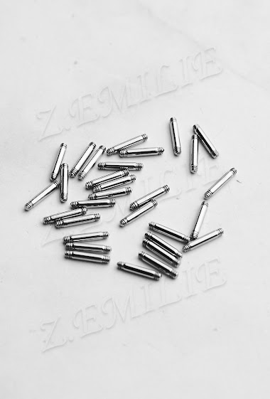 Grossiste Z. Emilie - Piercing accessoire barre 1.2x6mm
