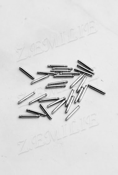 Grossiste Z. Emilie - Piercing accessoire barre 1.6x6mm