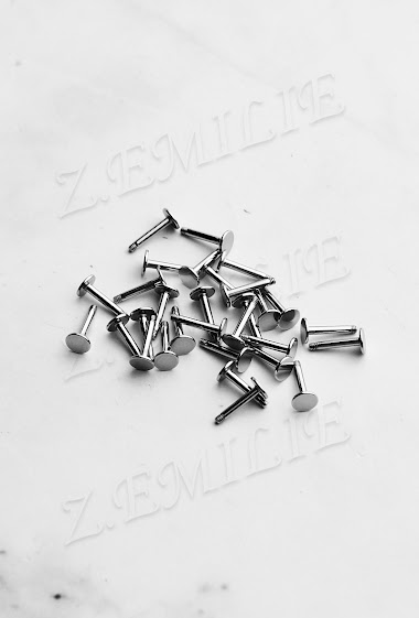Wholesaler Z. Emilie - Piercing accessory bar labret 1.2x6mm