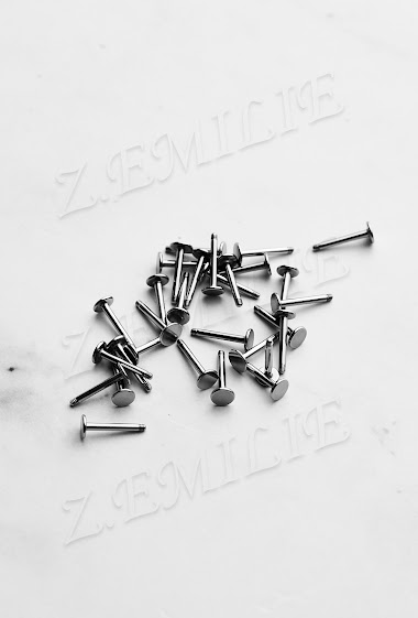 Wholesaler Z. Emilie - Piercing accessory bar labret 1.2x8mm