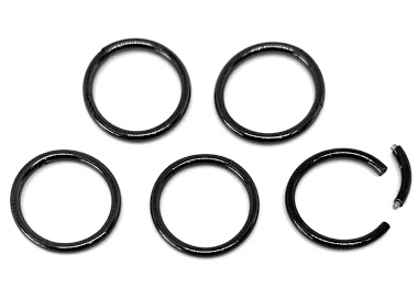 Grossiste Z. Emilie - Piercing anneau universel à segment 1.2X10mm
