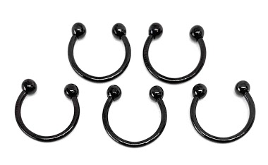 Mayorista Z. Emilie - Ball horse shoes universel ring piercing 1.2x10mm