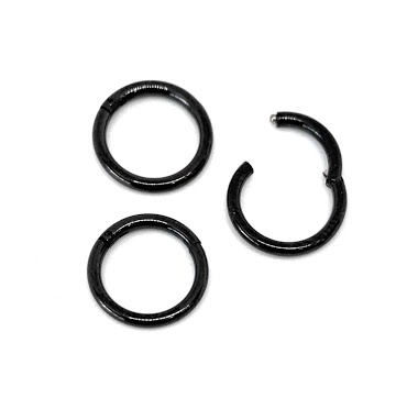 Wholesaler Z. Emilie - Universal hinged ring piercing 1.2x8mm
