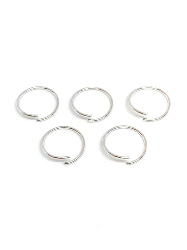 Wholesaler Z. Emilie - Sleek ring nose piercing